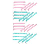 LOORGVEL 24 piezas Kit Varillas Permanentes para Mujer Rulos Fáciles de Usar Rizadores Duraderos para Cabello Portátiles para Hogar y Viaje Ondulador Pelo Seguro y Resistente
