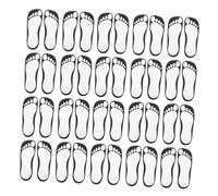 LOORGVEL 25 Pares de Protectores de Pies sin Sol Desechables, Almohadillas Adhesivas Antideslizantes de Cartón, Accesorios para Salón y Cuidado Piel