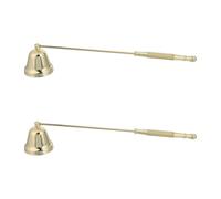 LOORGVEL 2piezas Extintor de Velas Campana de Hierro para Apagar Mechas Accesorios de Velas de Té y Frasco Decoración de Navidad