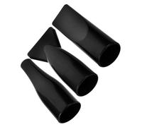LOORGVEL 3 Piezas Boquilla Secador Pelo Abs Resistente al Accesorio Profesional para Difusor y Grande Pequeño Redondo Negro para Peluquería