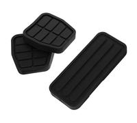 LOORGVEL 3 Piezas Cubiertas Antideslizantes para de Coche Revestimiento Estable para Acelerador Freno y Embrague Fácil Limpieza Instalación Comodidad y Seguridad al Conducir