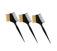LOORGVEL 3 piezas Peine para Teñir Cabello Flexible para Salón y Uso Doméstico Accesorios de Peluquería para Aplicación de Color y Capilar