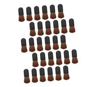 LOORGVEL 30 piezas Brochas Maquillaje Blusher Pinceles Portátiles Suaves para Polvo Colorete y Base para Viaje y Retoques Diarios