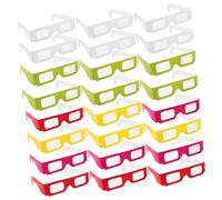 LOORGVEL 30 Piezas Gafas de Colores para Fiestas Infantiles Recompensas para Cumpleaños y Aula Accesorio Festivo para Cine Casa