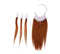 LOORGVEL 30 piezas Muestras de Cabello Natural para Pruebas y Práctica de Coloración Suministros para Estilistas Mechones para Salones y Formación Peluquería