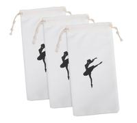 LOORGVEL 3piezas Bolsa De Almacenamiento para Zapatos De Resistente La Abrasión para Ballet Diseño De Cordón Organizador De Calzado para