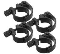 LOORGVEL 4 Abrazaderas Rápidas para Tija de Sillín de Bicicleta de Aleación de Aluminio Negro Diámetro Interior 318 MM Fijación Antideslizante para Bicicleta Montaña y Carretera