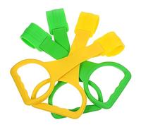 LOORGVEL 4 piezas Anillas para Cuna Niña de Anillos para Parque Infantil Herramienta para Aprender Caminar Seguro y Ligero