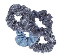 LOORGVEL 4 piezas Coleteros Elásticos de Vaquera para Mujer y Niña Lazos para Coleta Resistentes y Elegantes Accesorios de Moda para Cabello Grueso y Fino Estilo Casual y Versátil