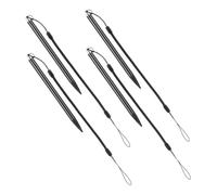 LOORGVEL 4 Piezas Lápiz Táctil Metálico con Cuerda de Resorte Antipérdida Punta Fina para Pantallas Resistivas Unidades para Pos y Dispositivos Industriales