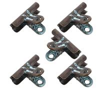 LOORGVEL 5 Piezas Clips Bulldog Vintage Acabado Retro Sujetapapeles de Hierro para Oficina Clips Metálicos para Fotos Documentos y Manualidades