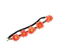 LOORGVEL 5 piezas de Flores de Girasol Diadema Bohemia Estilo Hawaiano Accesorio para Cabello Natural y Realista para Fiesta Playa y Fotografía