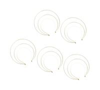 LOORGVEL 5 Piezas Diadema Metal Trenzada para Mujer Accesorio Elegante para Boda Fiesta y Cosplay Diseño Seguro y Compatible Tipo de Cabello