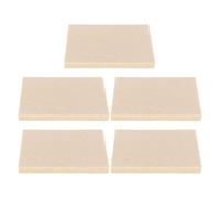 LOORGVEL 5 Piezas Espátulas de Lana Beige para Aplicación de Película de Vidrio y Vinilo en Coche, Herramienta Versátil y Resistente para Instalación de Film Decorativo y Envoltura