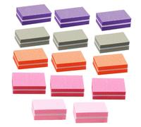 LOORGVEL 50 Bloques Pulidores de Uñas Esponja Mini Multicolor 5 Colores Tamaño Compacto para Manicura y Pedicura Profesional Uso en Uñas Acrílicas y Naturales