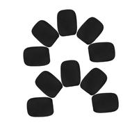 LOORGVEL 50 Piezas Mini Lavaliere Microphone Windscreen Foam Covers High Density Noise Reduction Sponge For Lapel Headset Mic Outdoor Compatible