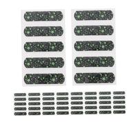 LOORGVEL 50 Piezas Night Glow Bandages With Cartoon Stars For Adhesive Flexible Wrap For Scrapes Cuts Wounds Care