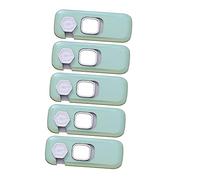 LOORGVEL 5piezas Bloqueo De Dedos Anti- Cerraduras De Seguridad Para Gabinetes Para Uso Cocina y Cuarto De Bebés Color