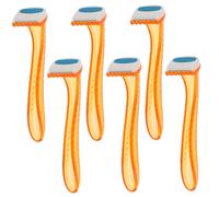 LOORGVEL 6 Piezas Afeitadora para Mujer Recortadora de Corporal con Cuchillas de Precisión para Piernas Brazos y Áreas Íntimas Diseño con Funda Protectora para y Color