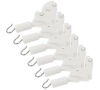 LOORGVEL 6 Piezas Kit Mecanismo Inclinación Persianas Horizontales Repuesto Gancho Control Varilla Blanco Fácil Instalación y Uso