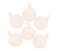LOORGVEL 6 Piezas Limpiador Facial de Lufa Discos Exfoliantes Desmaquillante de Lufa Natural Rostro para Limpiar la Piel y Eliminar Impurezas el Baño