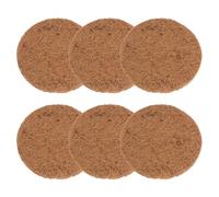 LOORGVEL 6 Piezas Unidades Almohadillas Nido Fibra Natural Redondas Cómodas y Duraderas para Cría Aves y Protección Huevos