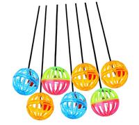 LOORGVEL 7 Piezas Juguetes para Reptiles con Campanilla Diseño con Ventosa de Resistentes y Compactos para Geckos y Dragones Barbudo Accesorios Interactivos para Terrarios