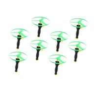 LOORGVEL 8 Discos Voladores de Plástico, Juego de Hélice Deportivo para Exteriores, Colores Aleatorios, Juguete Interactivo para Desarrollo Motor y Juego al Aire Libre Color Aleatorio