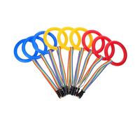 LOORGVEL 9 piezas Cuerda Antipérdida para Manijas de Colores Brillantes Cuerda de Seguridad para Guardería y Preescolar Resistente y Reutilizable para Paseos Organizados