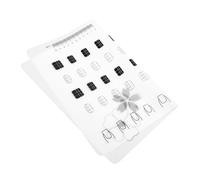 LOORGVEL Alfombrilla de Práctica para Uñas de Silicona Transparente Herramienta para Entrenamiento de Manicura Salones de Belleza para Dibujo y Mejora de Técnicas de Nail Art