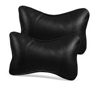 LOORGVEL Almohadas Cervicales Ergonómicas Cuello De Viaje 27,6x18,8x8,9 Cm Espuma Suave Transpirable Soporte Para Coche 2 Unidades Uso Todo El Año