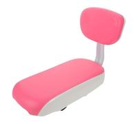LOORGVEL Asiento Trasero Acolchado para Bicicleta de Montaña y Urbana con Respaldo Ergonómico Cojín de Esponja Gruesa en y Rosa Cómodo para Adultos y Absorción de Impactos