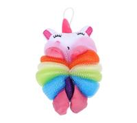 LOORGVEL Bolas de Ducha para Niños Diseño de Animales de Dibujos Animados, Material Pe Flexible que No Irrita la Piel, Fáciles de Almacenar y Secar Baño en Casa