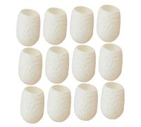 LOORGVEL Bolas de Seda Natural Exfoliantes de Color Claro para Limpieza Facial 30 Piezas y Cuidado Práctico la Piel para Eliminar Puntos Negros