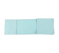 LOORGVEL Bolsa Lateral de Almacenamiento Gran Capacidad para Reposabrazos de Sofá Ordenada Desorden en Algodón Azul para Sala de Estar