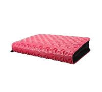 LOORGVEL Bolsa para Tijeras de Peluquería de PU Rosa, Estuche Cremallera para Almacenamiento Seguro en Barbería y Salón, Evita Accidentes y Organiza Herramientas