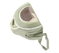 LOORGVEL Bolsa Portátil para Mascotas Pequeñas Transportín Transpirable y Cálido para Hámster Pet Carrier Ergonómico con Base Acolchada para Viajes y Salidas al Aire