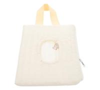 LOORGVEL Bolsa Portátil para Toallitas Húmedas para Bebés Reutilizable con Bordado, Estuche Acolchado con Tapa Abatible, Contenedor Recargable y Soporte Práctico para Viajes y Cambio
