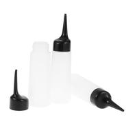 LOORGVEL Botella Aplicadora Pack de 2 Piezas Adecuado para Aplicar Champú Colorante y Acondicionador de Pp de 150ml Contenedor Rellenable para Cabello para Peluquería