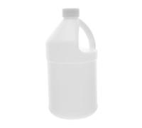 LOORGVEL Botella Plástica Blanca Ergonómica y Tapa Hermética Recipiente Reutilizable y Multiusos para Gel de Ducha Jabón Líquido y Acondicionador Diseño Prueba de Fugas para