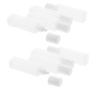LOORGVEL Botellas Pequeñas Portátiles Vacías para Lentes de Contacto Accesorio Multifuncional de Polipropileno Seguro Set de 30 Piezas Tapa Rosca Hermética Adecuado para Viajes y