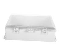 LOORGVEL Caja de distribución impermeable recinto de plástico para cables Monitoreo eléctrico Caso de recinto caja de cables al aire libre el plastico Transparente