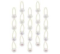 LOORGVEL Cajas Octogonales para Dulces Eid Mubarak 20 Piezas Caja de Papel Asa Portátil 85X85X35 CM Contenedor para Regalos y Recuerdos de Fiesta Ramadán Musulmán