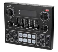 LOORGVEL Cambiador de Voz Portátil V9 para Teléfono y Computadora Mezclador de Audio Batería 1200 Mah Efectos de Sonido Incorporados Compatible Móvil y PC Dispositivo Color Aleatorio