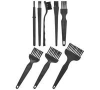 LOORGVEL Cepillo de Limpieza para Maquinilla de Afeitar Eléctrica 8 Piezas Mango Antideslizante Cerdas Resistentes de PP Kit para Limpieza de Recortadora y Afeitadora Adecuado para Uso