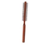 LOORGVEL Cepillo de Rodillo Pequeño para Cabello Rizado y Secado Secador, Mango Ergonómico, Dientes Espaciados para Peinar Cabello Grueso, Adecuado para Uso y Residencias