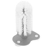 LOORGVEL Cepillo Limpiador de Caparazón de Tortuga Accesorio Abs para Limpieza Eficaz en Acuarios de Reptiles y Tortugas con Ventosa y Cerdas Suaves
