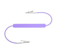 LOORGVEL Clip de Bufanda de Silicona Plano con Diseño de Doble Cabeza y Soporte de Servilleta de Metal Sujetador Multiusos para Clínicas y Uso Profesional