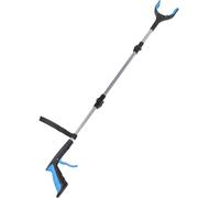 LOORGVEL Clip para Basura Mango Largo y Recogedor Plegable, Herramienta de Agarre para Uso en Estantes Altos y Detrás de Muebles Hogar