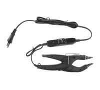 LOORGVEL Conector Profesional para Extensiones de Cabello Control de Temperatura, Enchufe Europeo Ac220-240, Herramienta Térmica Negra para Peluquería y Uso Doméstico, Compatible Planchas